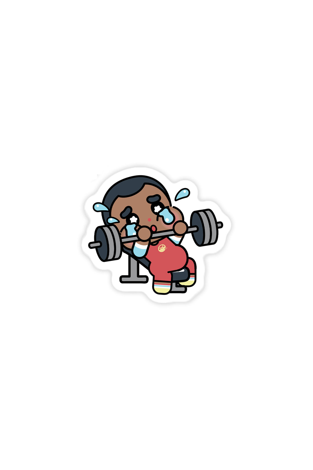 Crying Fit Crying Fat Boy Vinyl Sticker