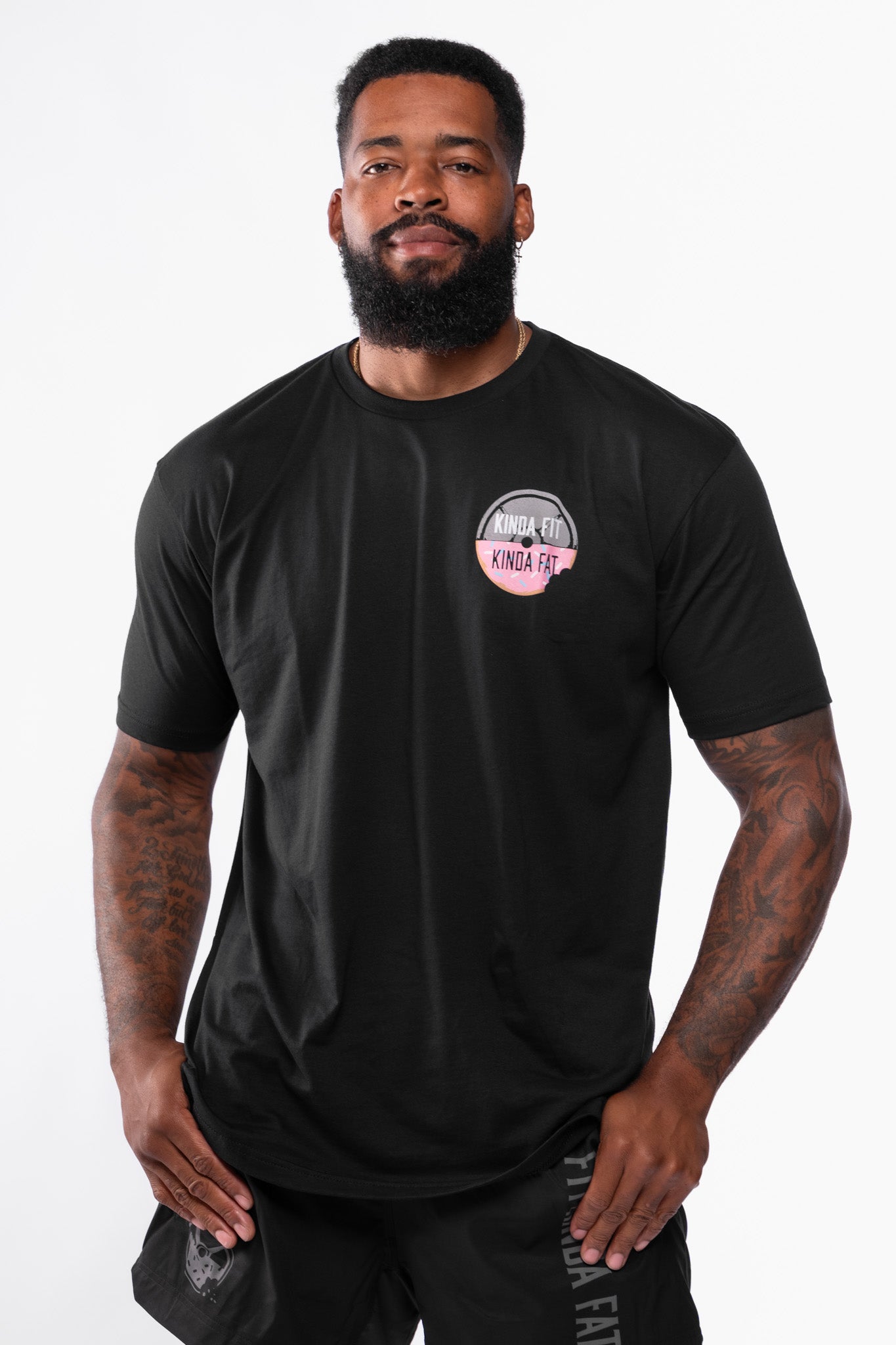 donut dress shirt Mens Button Down Shirts - Food Prints (Donut Sprinkle)