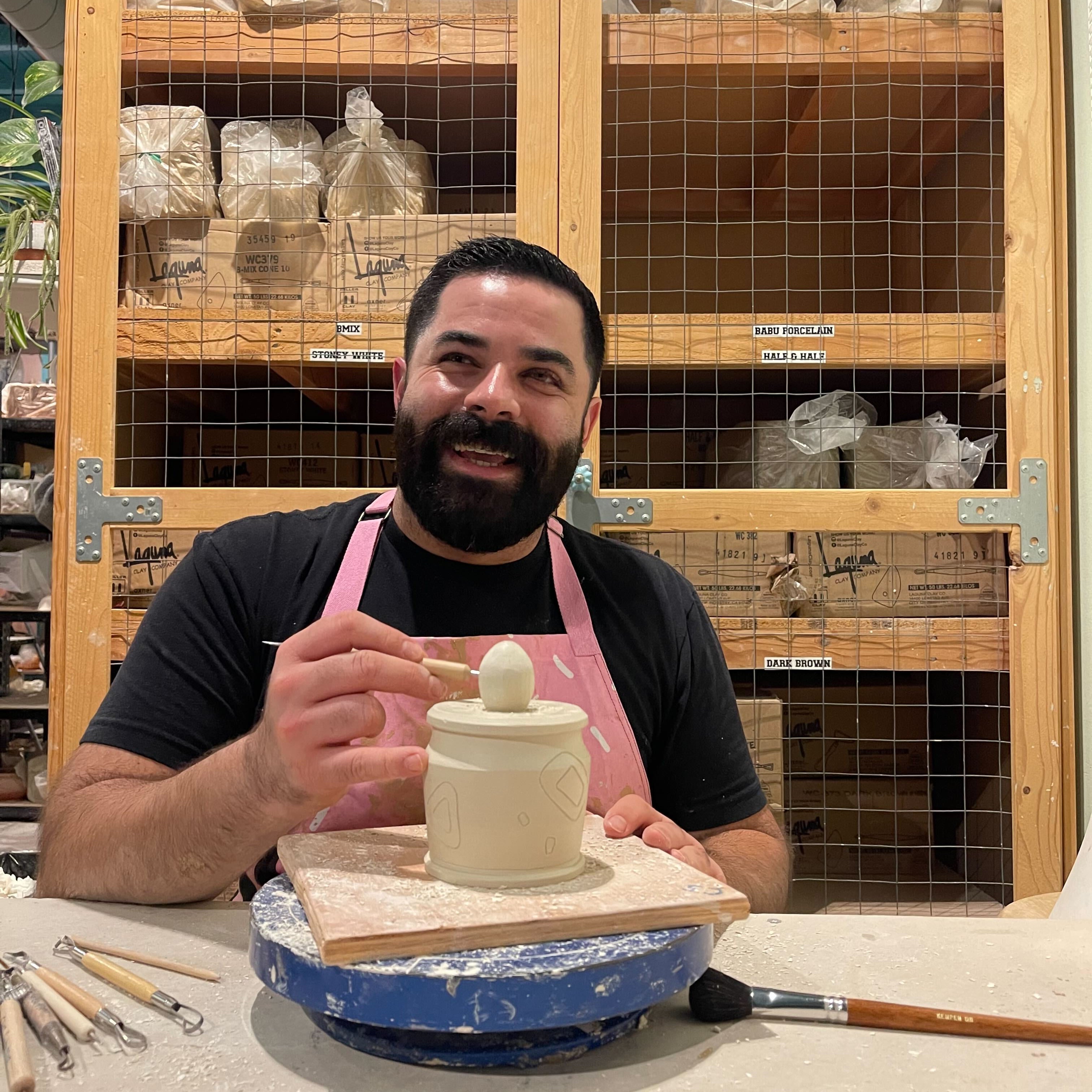 Unveiling The Talented Artist Behind Gourmet Gainz: Chris Sabatino, Founder of Clayclops Ceramics