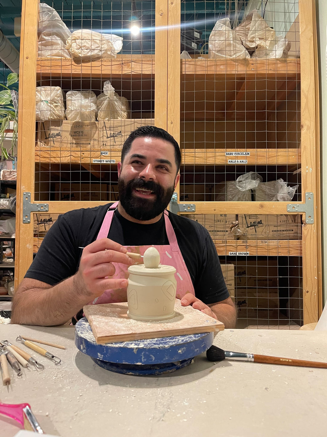 Unveiling The Talented Artist Behind Gourmet Gainz: Chris Sabatino, Founder of Clayclops Ceramics