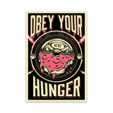 Obey Your Hunger Vinyl Sticker