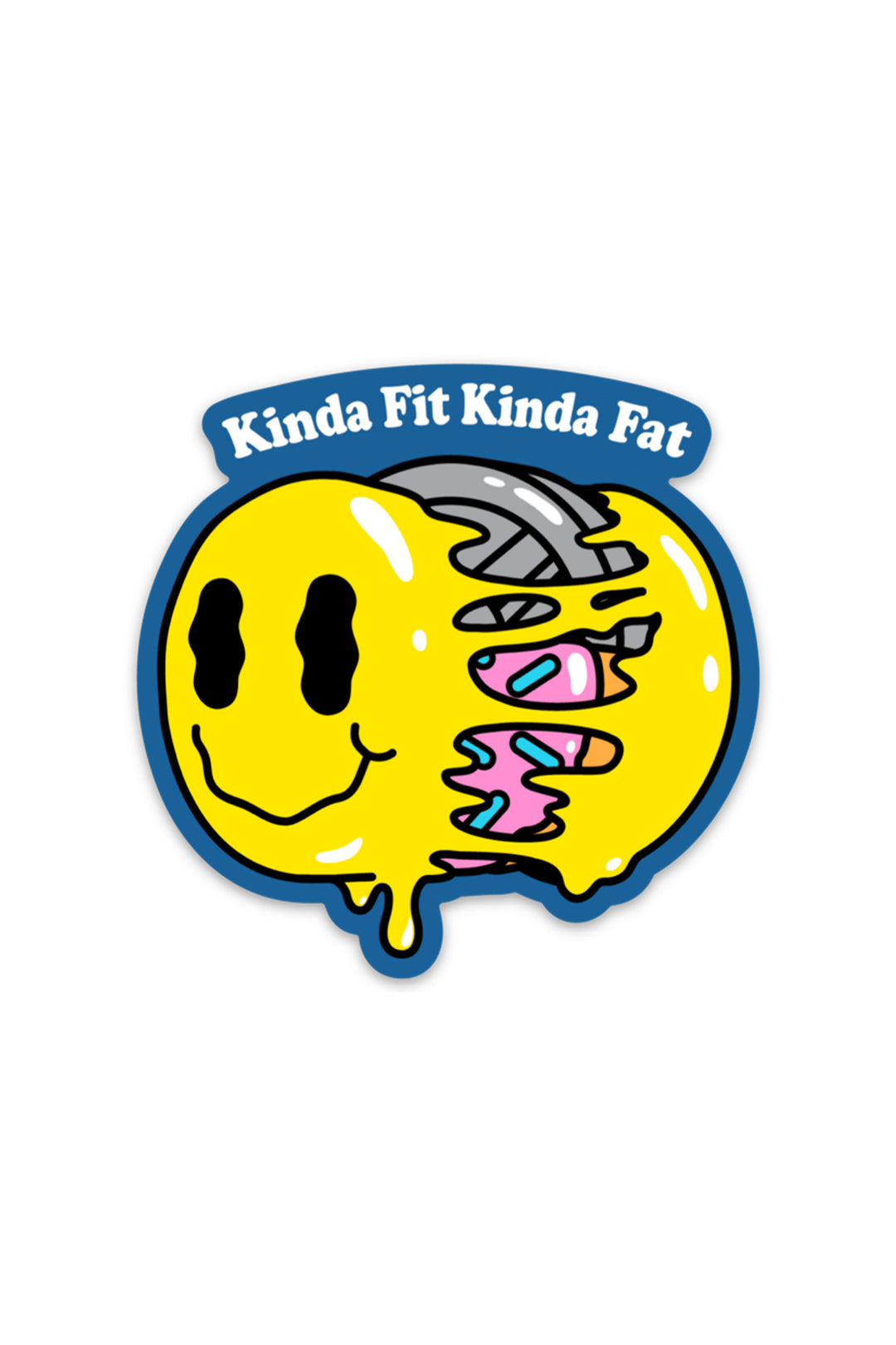 Happy Fit Happy Fat Sticker