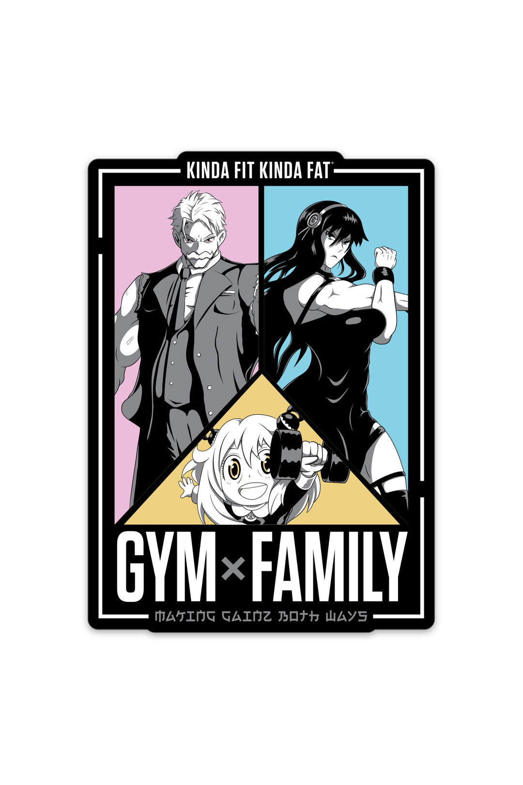 Gym X Family Sticker