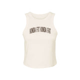 Fahrenheit Ribbed Crop Racer Tank