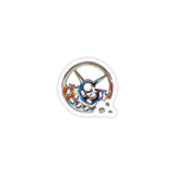 Chrome Icon Vinyl Sticker