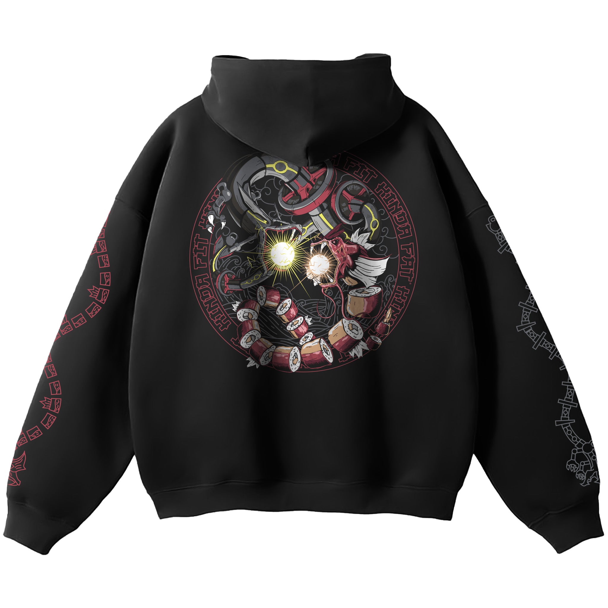 Shiny Wheyquaza vs Gyarolldos Heavyweight Oversized Hoodie (VIP Exclusive)