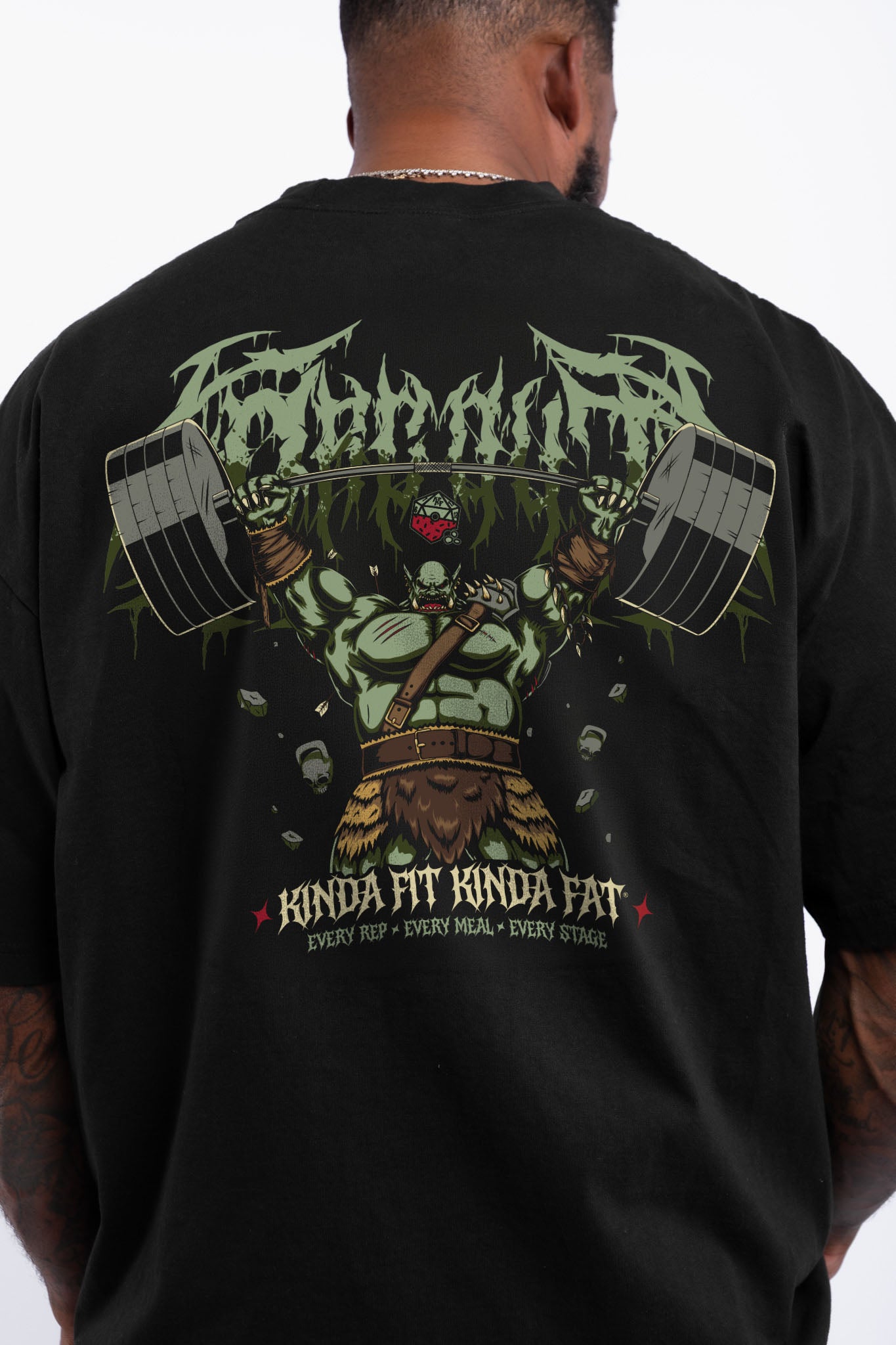 W-orc Out Premium Oversized T-Shirt – Kinda Fit Kinda Fat