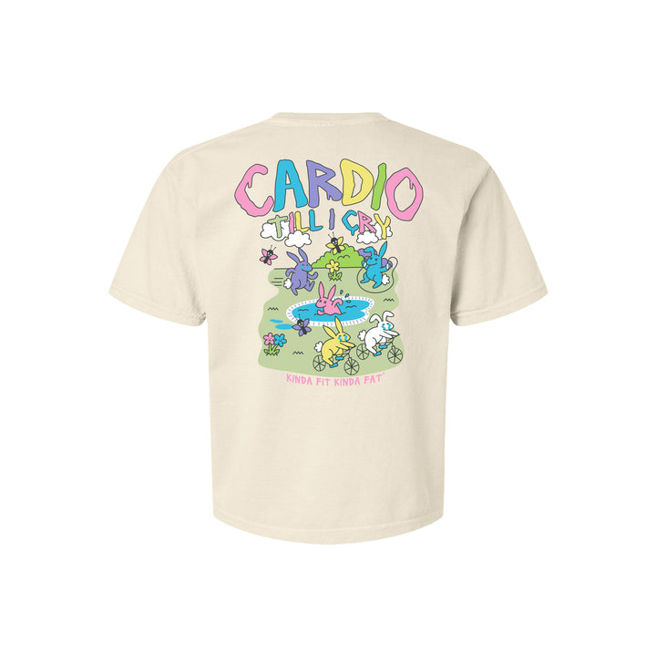 Cardio 'Till I Cry Women's Mid-Length Boxy Tee