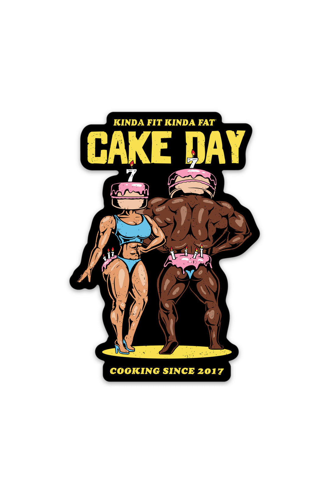 Cake Day Vinyl Sticker