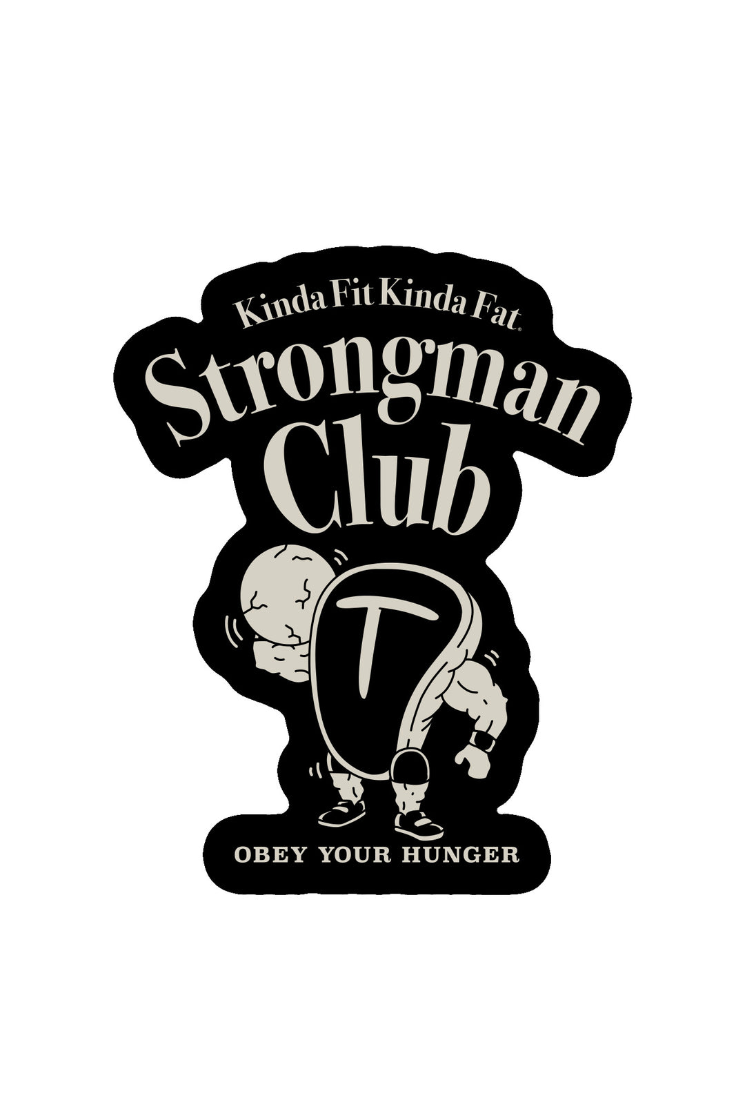 KFKF Strongman Club Vinyl Sticker