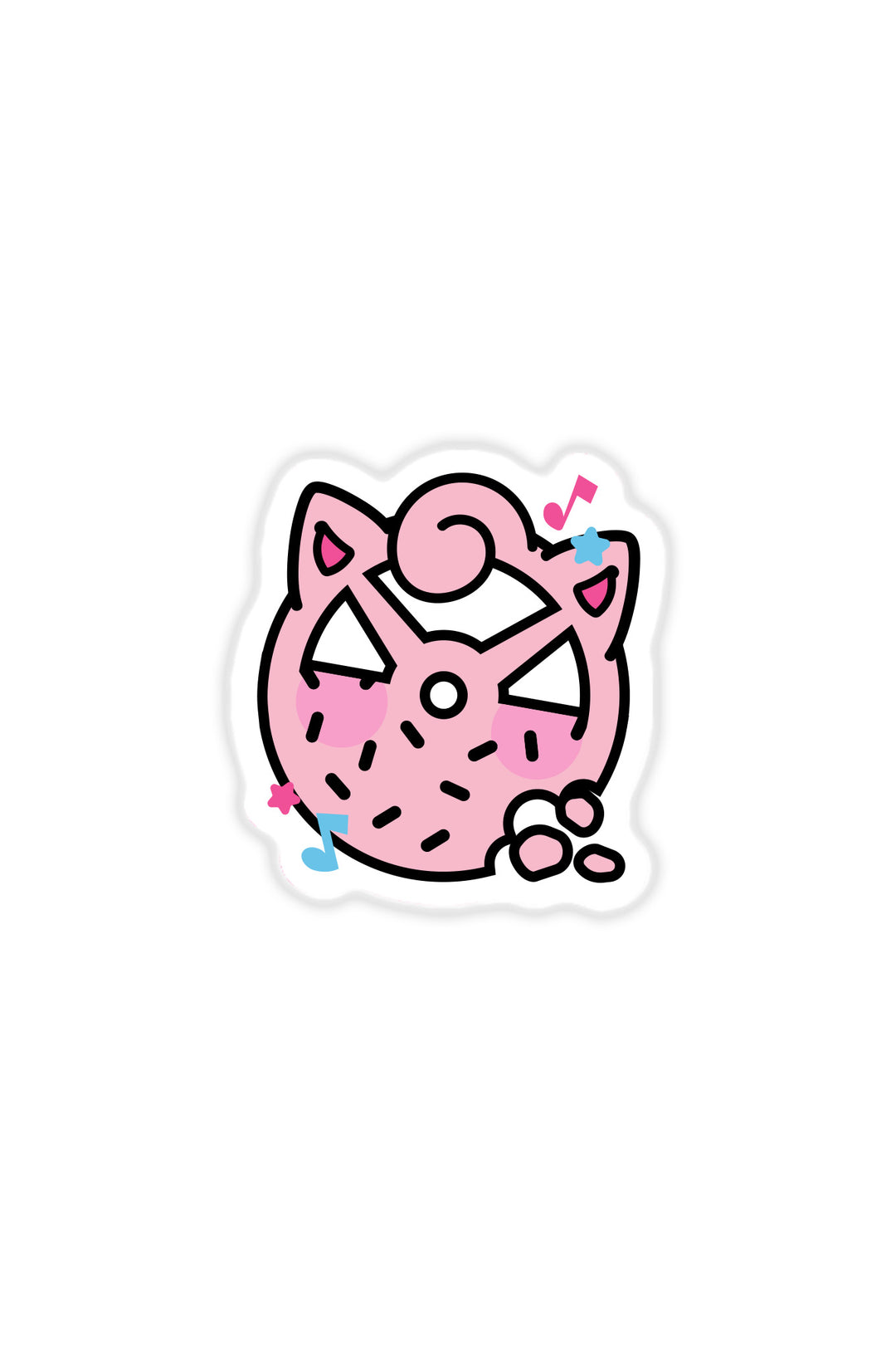 Musclepuff Icon Vinyl Sticker