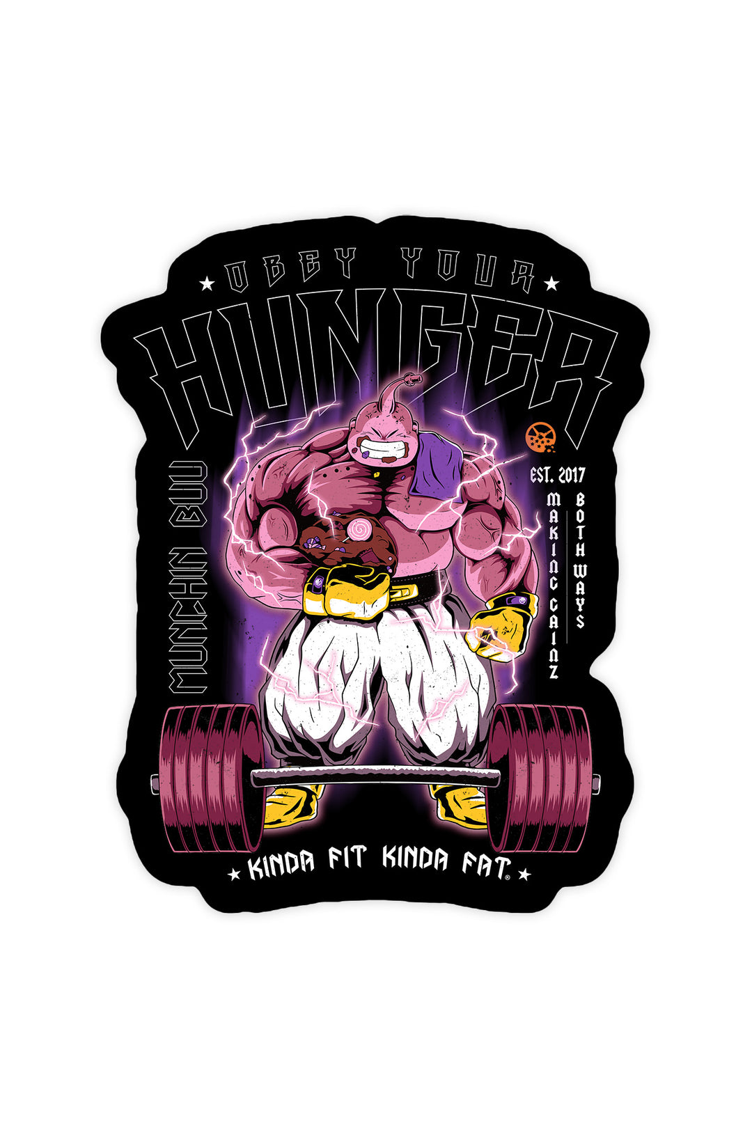 Munchin Buu Vinyl Sticker