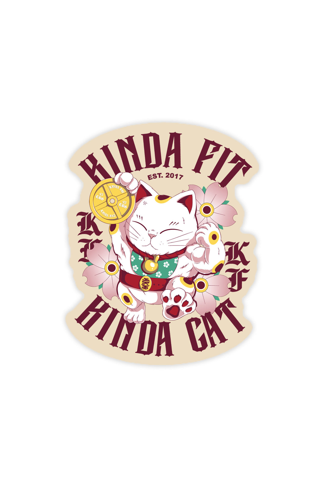 Kinda Cat Vinyl Sticker