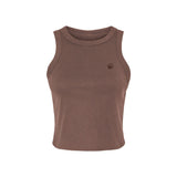 Icon Women's Ribbed Crop Racer Tank