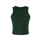 Icon Women's Ribbed Crop Racer Tank