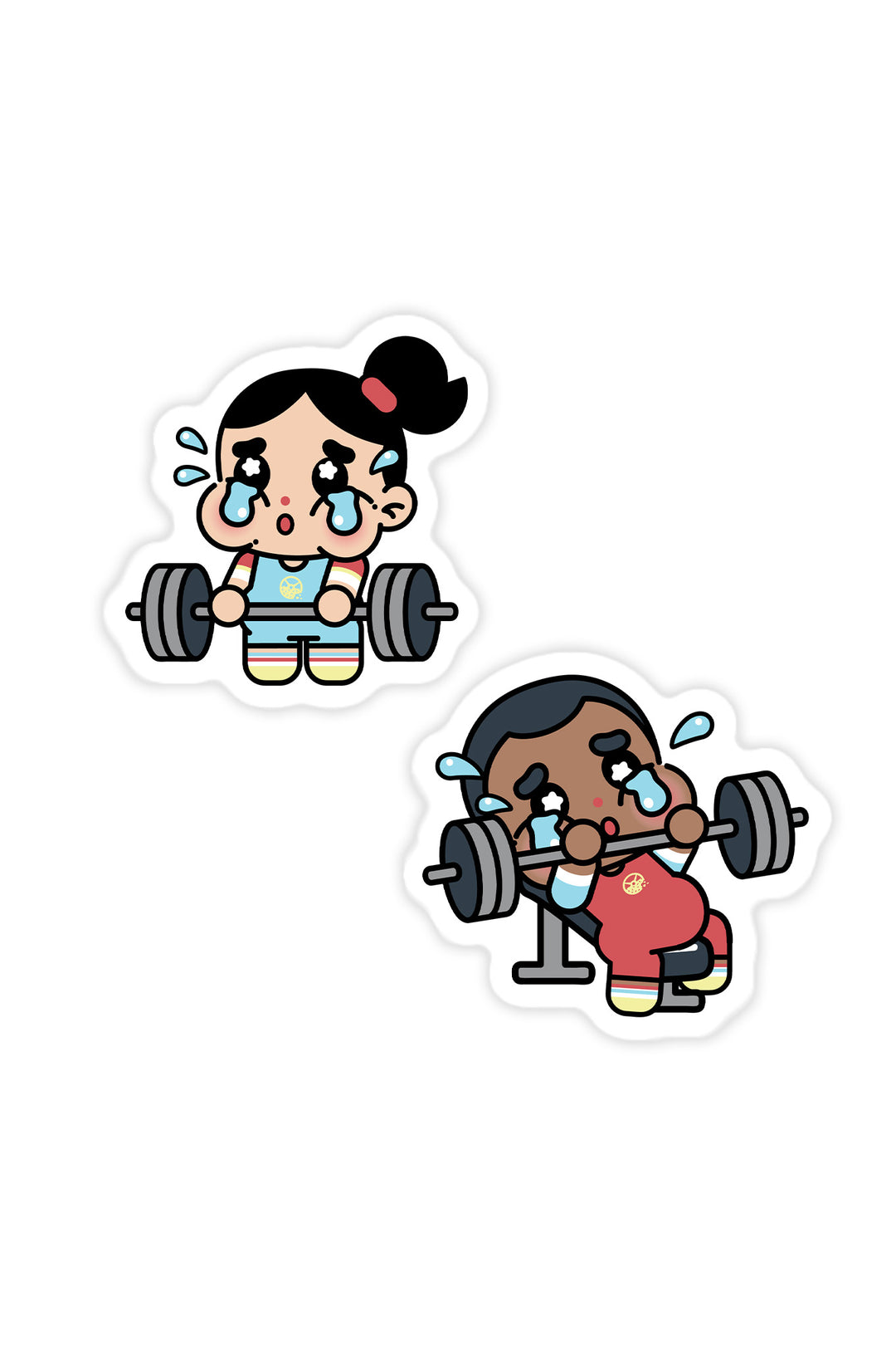 Crying Fit Crying Fat Vinyl Sticker Pack