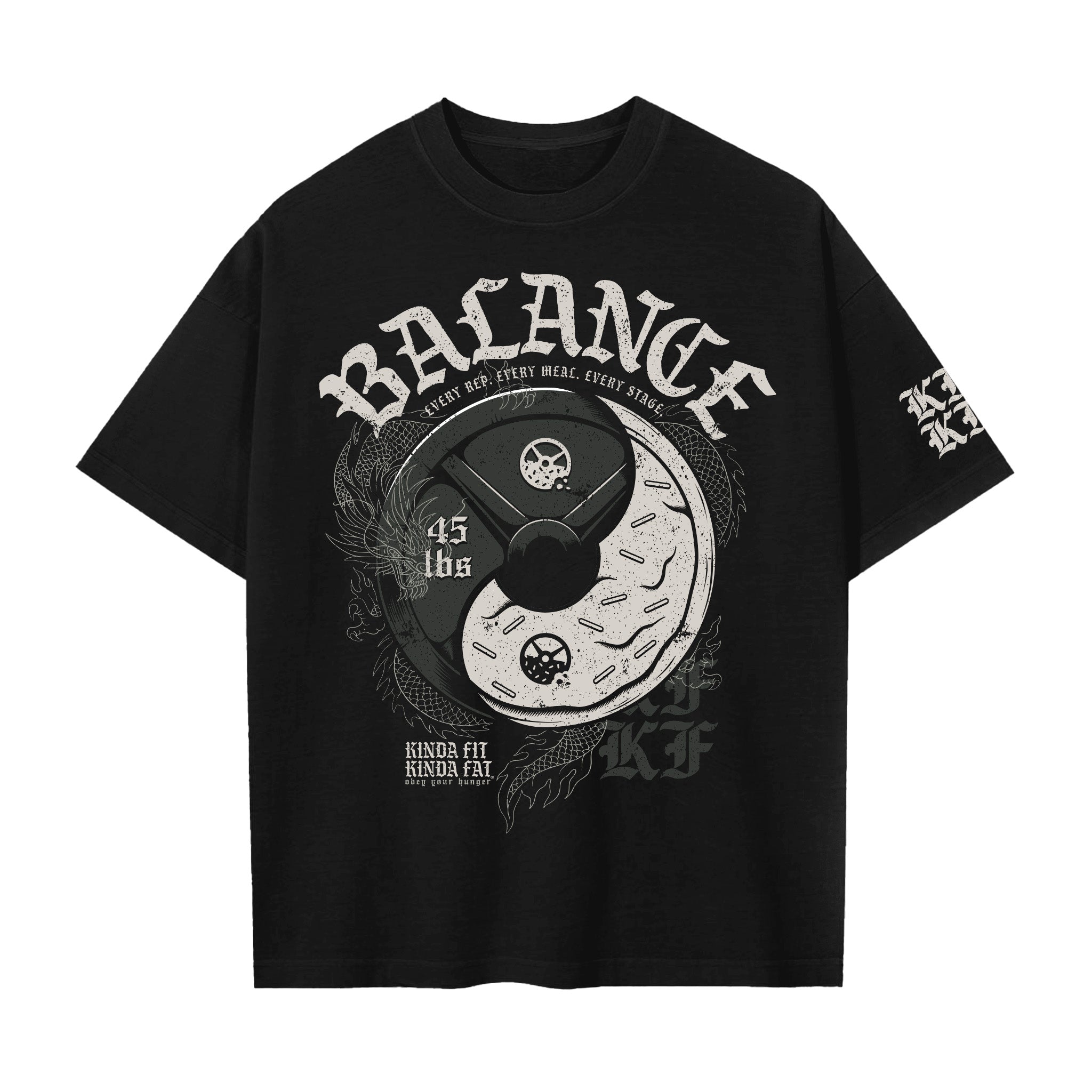 Balanced Gainz Premium Oversized T-Shirt