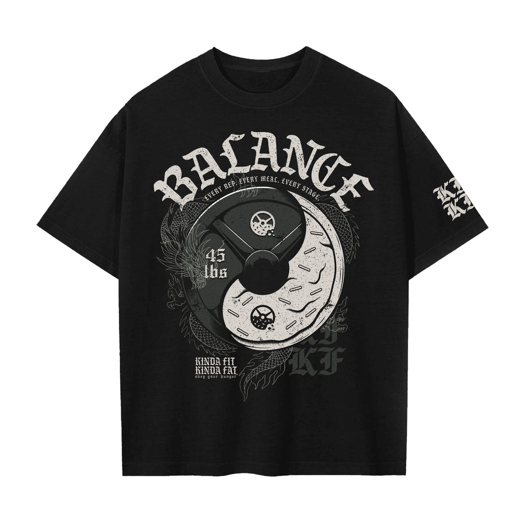 Balanced Gainz Premium Oversized T-Shirt