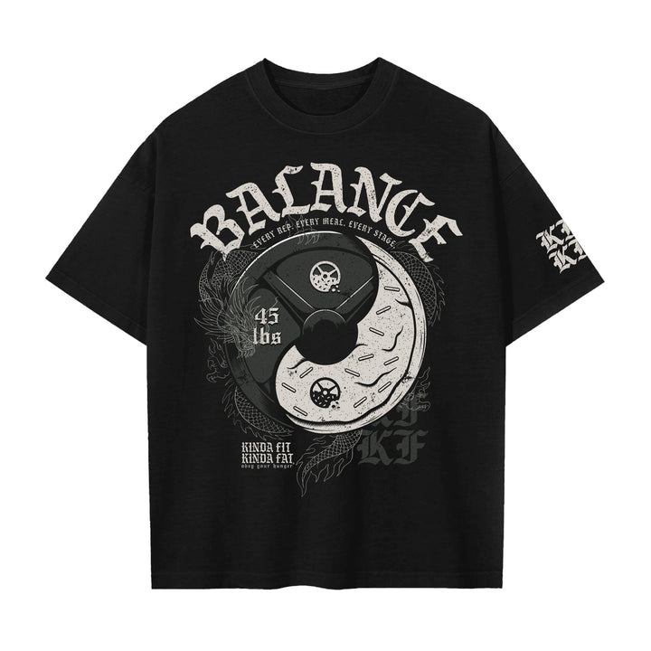 Balanced Gainz Premium Oversized T-Shirt