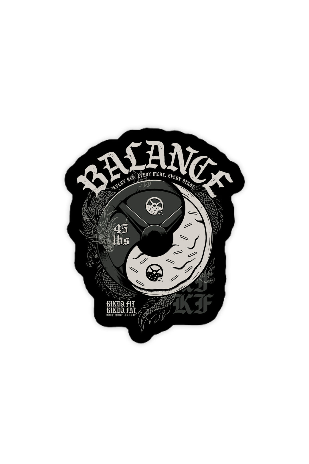 Balanced Gainz Vinyl Sticker
