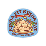 Muscle Malasada Vinyl Sticker