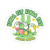 Badum-bells Vinyl Sticker