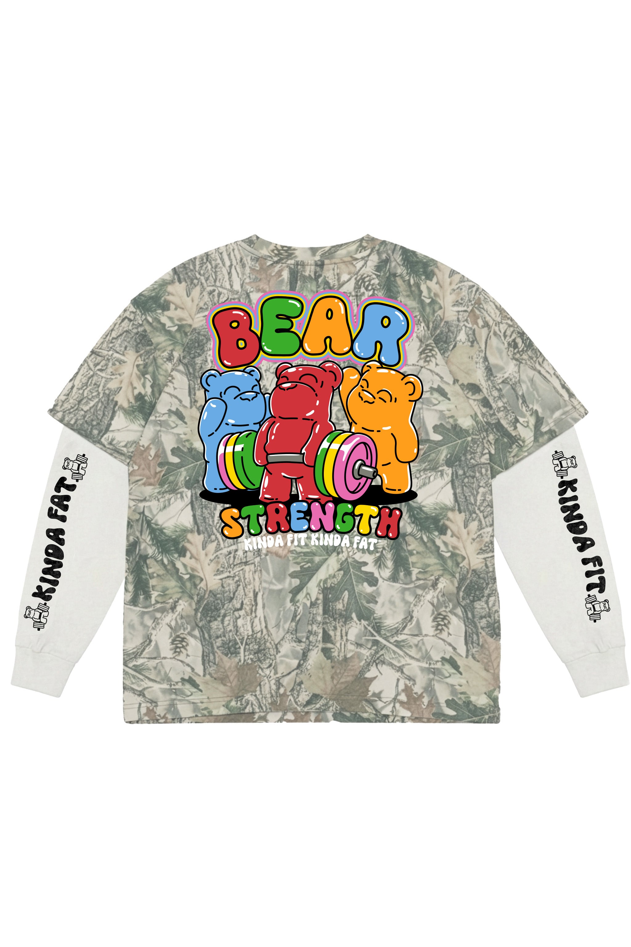 Bear Strength Camo Layered Longsleeve