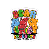 Bear Strength Vinyl Sticker