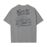 Waffle Weight & Chicken Plate Premium Oversized T-Shirt