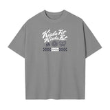 Waffle Weight & Chicken Plate Premium Oversized T-Shirt