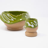 Matcha Swirl Matcha Bowl & Whisk Stand