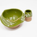 Matcha Swirl Matcha Bowl & Whisk Stand