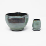 Milky Jade Matcha Bowl & Whisk Stand