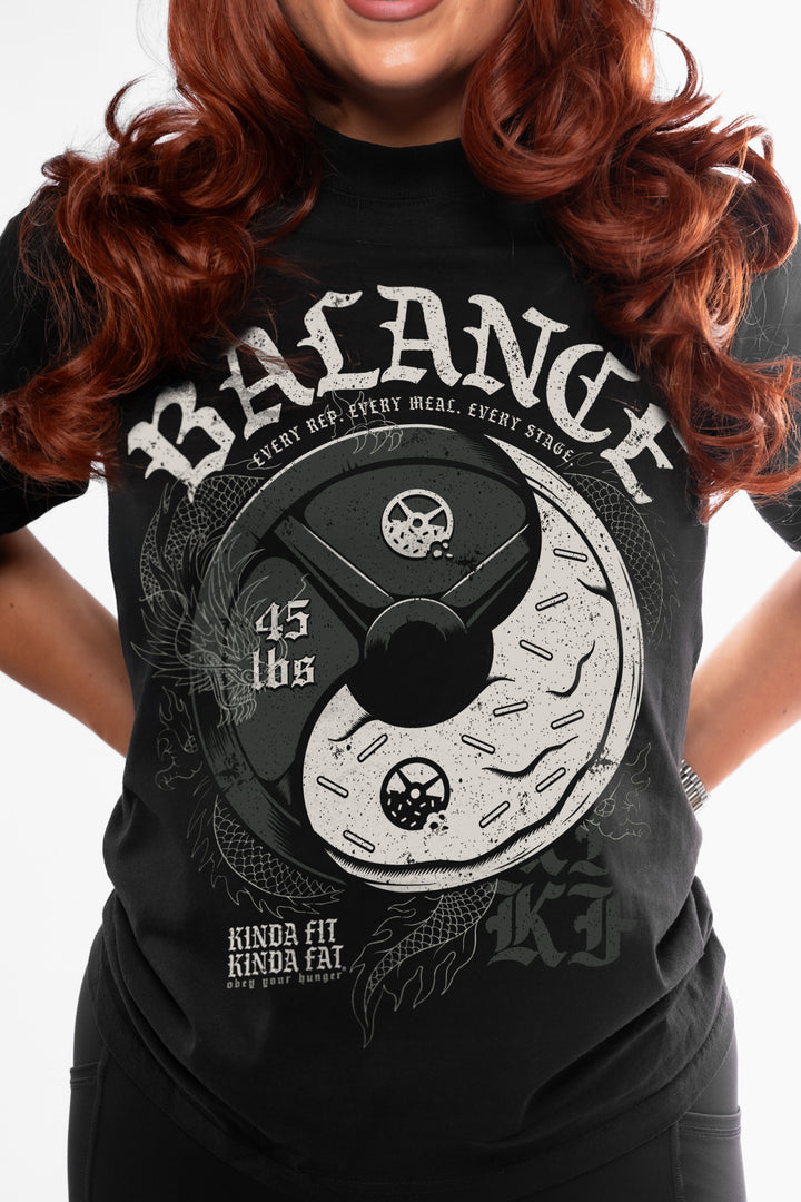 Balanced Gainz Premium Oversized T-Shirt