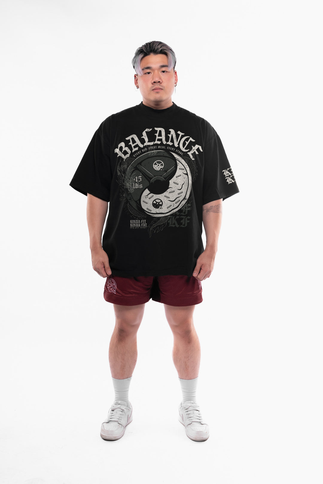 Balanced Gainz Premium Oversized T-Shirt