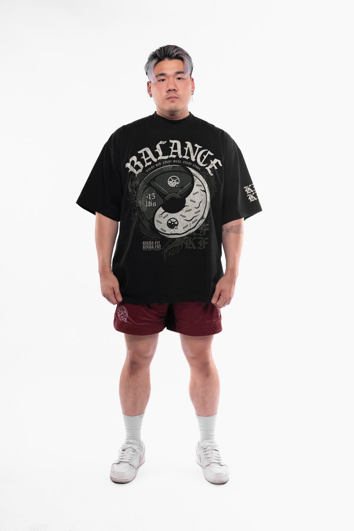 Balanced Gainz Premium Oversized T-Shirt