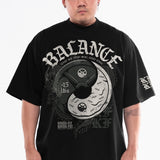 Balanced Gainz Premium Oversized T-Shirt