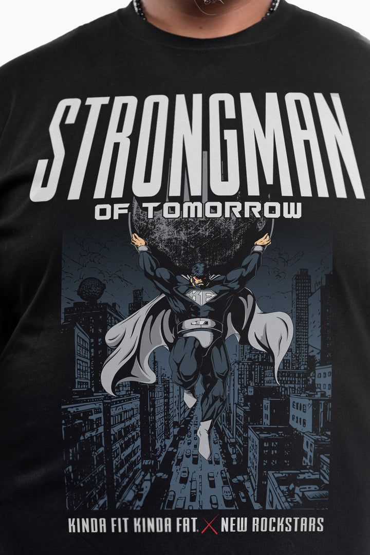 KFKF x New Rockstars: Super Strongman Deluxe Cotton T-Shirt