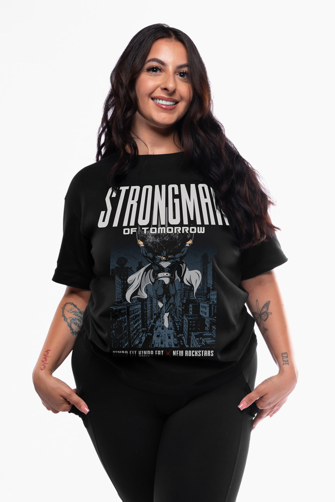KFKF x New Rockstars: Super Strongman Deluxe Cotton T-Shirt