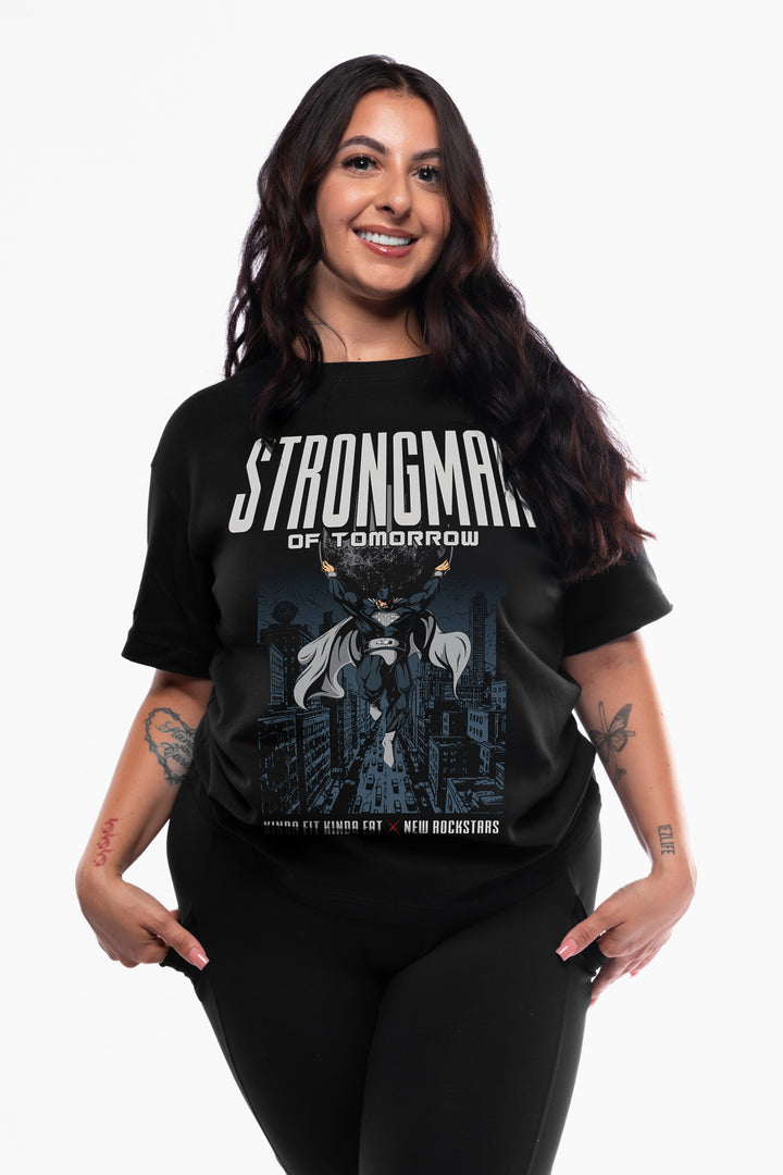 KFKF x New Rockstars: Super Strongman Deluxe Cotton T-Shirt