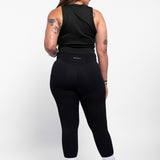 Icon Women's Ribbed Crop Racer Tank