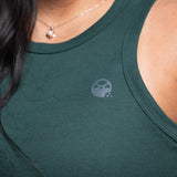 Icon Women's Ribbed Crop Racer Tank