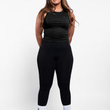 Icon Women's Ribbed Crop Racer Tank