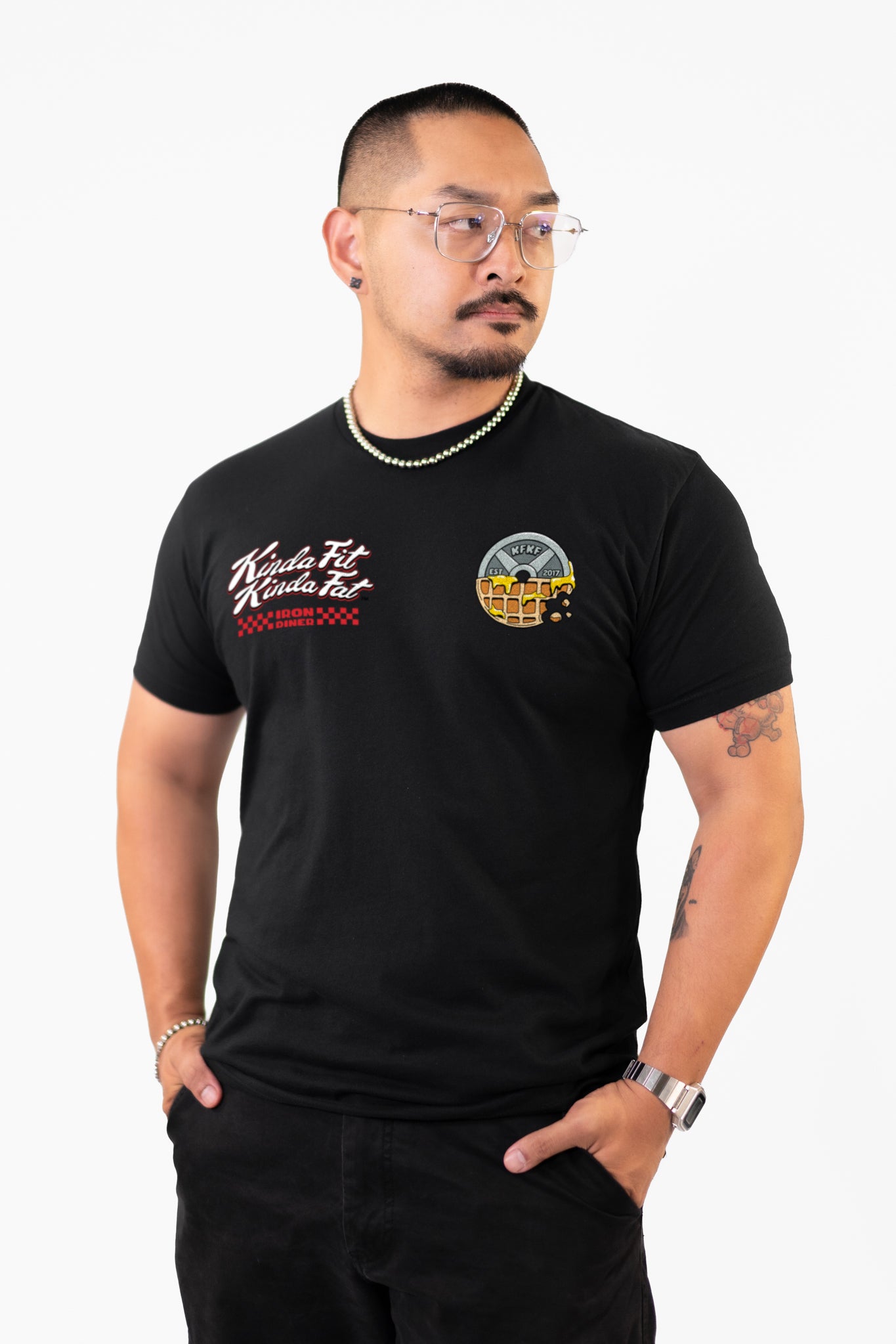 Waffle Weight & Chicken Plate Signature Blend T-Shirt
