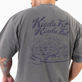 Waffle Weight & Chicken Plate Premium Oversized T-Shirt