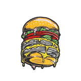Iron Diner Burger Velcro Patch
