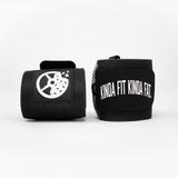 KFKF Wrist Wraps - 30" Weightlifting Wrist Support - Black