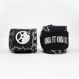 Chain Wrist Wraps - 30" Weightlifting Wrist Support - Black