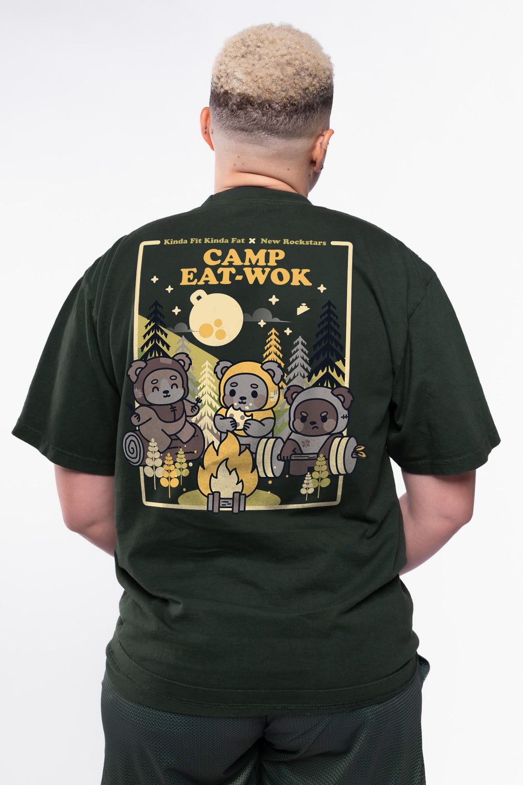 KFKF x New Rockstars: Camp Eat-Wok Premium Oversized T-Shirt