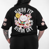 Kinda Cat Premium Oversized T-Shirt